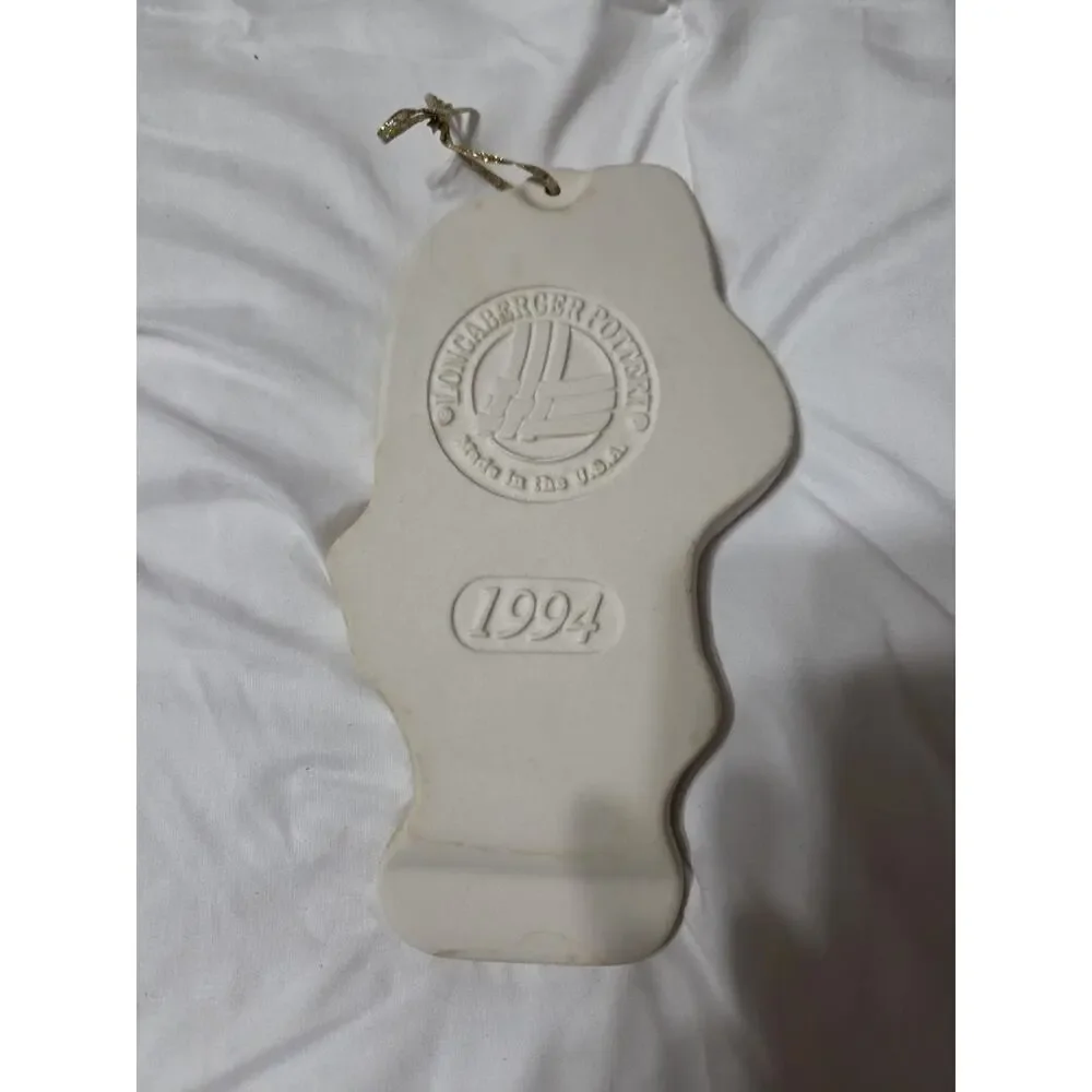 Longaberger Pottery 1994 Cookie Mold 